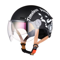 Casque de moto personnalisé avec double visière et spoiler, protection solaire, pour moto électrique/moto, toutes saisons, certifié 3C/DOT