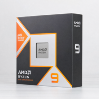 Processeur de jeu 9950X3D 16 cœurs 32 threads 4,3 GHz 5,7 GHz 128 Mo L3 170 W Socket AM5 DDR5 PCIe 5.0 en boîte pour assemblages PC en stock