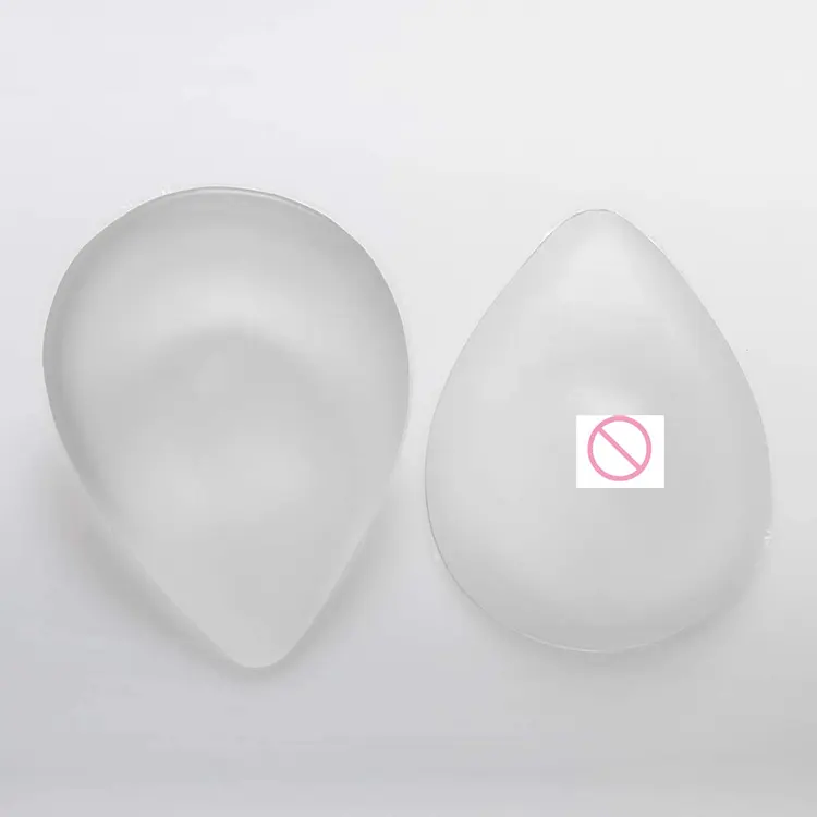 قالب صدر من السيليكون النقي الشفاف, قطعة واحدة من السيليكون ، أشكال الثدي