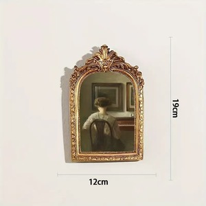 Tùy Chỉnh Nhựa Khung Ảnh Retro Vàng Châu Âu Và Mỹ Treo Tường Khung Gương Bảng Trang Trí - Product Image 6