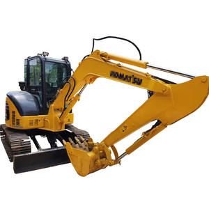 En stock : Excavatrice sur chenilles d'occasion Komatsu55 PC55 / Moteur japonais d'occasion Komatsu PC 55 PC55MR - Product Image 1