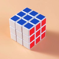 Jouet éducatif Speed Cube en plastique solide et lisse, cube magique 3x3, puzzle de haute qualité, développement intellectuel, cube magique 3x3