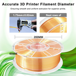Filamento IBOSS PLA+ de 1.75mm, 1kg, Color Seda Dula Rosa Dorado, Filamento de Impresión 3D Apto para Varias Impresoras FDM - Product Image 2