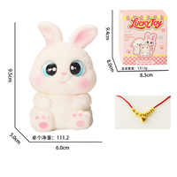 Mainan Remas Hewan Peliharaan Lucu, Boneka Remas Kucing dan Babi, Mainan Remas Bergaya Hewan yang Menggemaskan