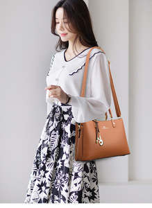 Fashion New Designer Crossbody Bags High Quality PU Leather <b>Shoulder</b> Messenger Bag Casual Totes Luxury Women Handbags and Purses - Product Image 6