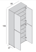 Armoire coulissante en bois moderne de haute qualité pour chambre d'appartement avec étagères réglables pour hôtel et salon