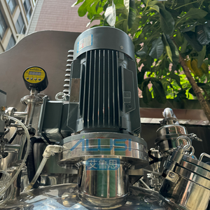 Stainless Steel Hydraulic Lifting Vacuum Homogenizer Emulsifier Toothpaste Making Machine Paste <b>Mixing</b> Manufacturing Production - Product Image 4