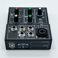 Mélangeur OEM Mini M3 USB 3 canaux Mélangeur audio professionnel pour carte son pour studio d'enregistrement en direct
