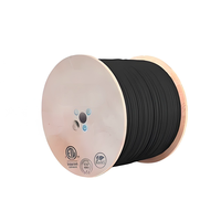 Cable Coaxial RG11 Triple Blindaje, Blindaje de 3 Capas, Certificado CE, Conductor Sólido, Antenas Exteriores, Redes de TV por Cable, Larga Distancia