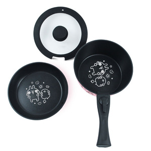 Vente directe d'usine 4 pièces Hello Kitty pots et casseroles en métal détachables Design mignon caractéristique durable - Product Image 5