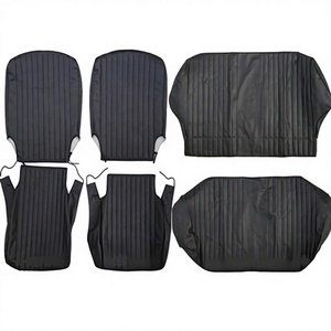 Kit complet de housses de siège en tissu noir pour Fiat 500 L - Marque générique - Product Image 1