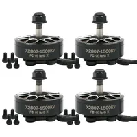 Moteur Brushless Métallique X2807 2807 1300KV 2S-6S 1400W/1500KV 3S-5S 1300W/1700KV 3S-4S 900W à Axe de 4mm pour Drone FPV 7 Pouces DIY