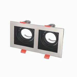 Meilleure vente noir mat blanc intérieur fer et aluminium Downlight Spotlight accessoires module cadre