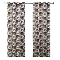 Cortinas Opacas Modernas de Lujo con Estampado Floral, Personalizadas en Color y Diseño, Impermeables, Ecológicas, Ignífugas y Aislantes del Ruido
