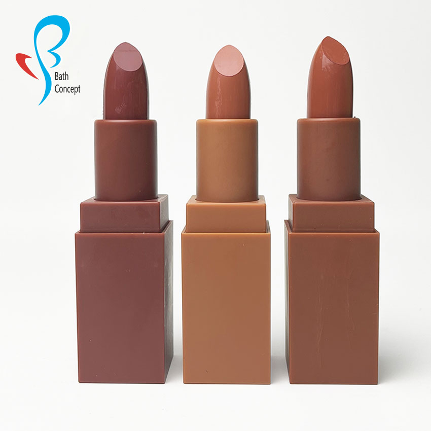 OEM SMETA GMPC Заводская Органическая веганская Роскошная губная помада высокого качества профессиональная коричневая губная помада матовая Водонепроницаемая губная помада