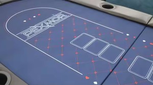 Table de poker Texas pliable ovale pour 8 joueurs, sur mesure en gros, table de jeu professionnelle pour événements de Blackjack et de Mahjong - Product Image 6