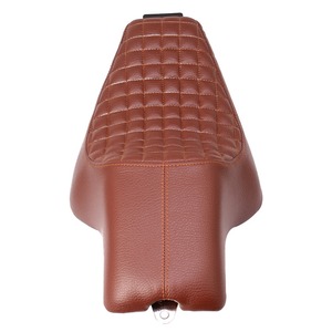 Siège en cuir noir personnalisé pour Harley Sportster, pour <span class=keywords><strong>Cafe</strong></span> <span class=keywords><strong>Racer</strong></span>, passager arrière, <span class=keywords><strong>moto</strong></span>, Chopper Bobber - Product Image 5