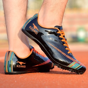高品質プラスサイズランニングトラックとフィールドシューズ男性用ナイスグリップカラフルTPUアウトソール8爪付き春用 - Product Image 6