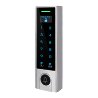 Control de Acceso WIFI Tuya de Fácil Instalación con Pantalla Visible, Capacidad para 10,000 Usuarios, Lector de Teclado de 13.56MHz y 125KHz