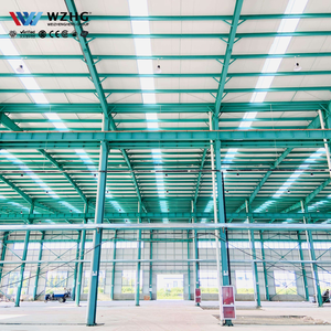 Structure en acier commercial pour entrepôt, fabricant leader de dépôts ignifuges certifiés CE, durable, OEM - Product Image 1