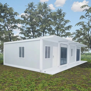 Nueva Villa de lujo Casa Paquete plano Contenedor Oficina Estructura de acero Marco para hoteles al aire libre Centros comerciales Hecho Panel sándwich alto - Product Image 1