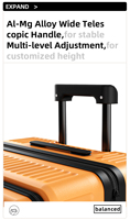 Ensemble de 3 valises légères modernes à 4 roues avec fermeture éclair, coque en PC à motif électronique, doublure en peau de pêche et serrure à combinaison