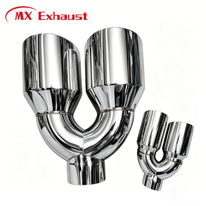 <span class=keywords><strong>ป</strong></span>ลายท่อไอเสียสแตนเลสแบบคู่ ขนาด <span class=keywords><strong>4</strong></span>/5 นิ้ว สำหรับรถ<span class=keywords><strong>ก</strong></span>ระบะ - Product Image 1