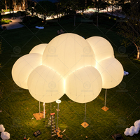 Décoration publicitaire personnalisée en forme de nuage gonflable pour mariage, festival, fête, événement, promotion de marque, affichage commercial