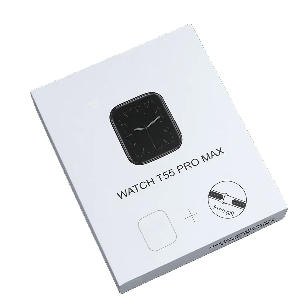 Aiullain/OEM T55 Pro Max 2-en-1 Écouteurs S9 Smart Watch Series 9 pour hommes avec boussole TFT Display Answer Call Activity Tracker