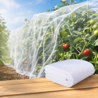 Filet anti-insectes en plastique traité anti-UV 60 mailles, rouleau sur mesure, barrière de protection contre les parasites pour serres agricoles