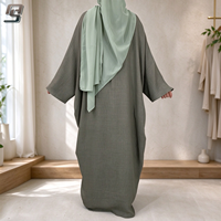 Ensemble Abaya Simple et Modeste avec Ceinture, Chemise et Pantalon Ample pour Femmes Musulmanes – Fabricant OEM/ODM Personnalisé et Marque Privée
