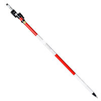 Produit Phare : Jalon de Topographie Télescopique pour GPS RTK, Accessoire de Mesure, Jalon Porte-Prisme pour Station Totale