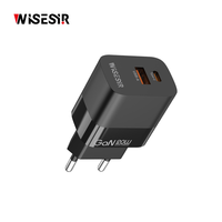 Chargeur mural rapide USB-C GaN PD3.0 20W WISESIR pour 14/15/16/17 Pro Max