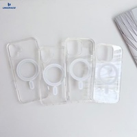 Coque transparente pour iPhone 17 Pro Max, vente en gros de coques rigides transparentes pour iPhone 15 Pro Max