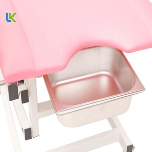 <span class=keywords><strong>Cama</strong></span> Ginecológica Eléctrica en Oferta / Mesa de Partos / Mesa de Examen Obstétrico con Soporte para Piernas y Cuenco - Product Image 3