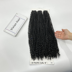 Extensiones de Cabello GoGo <span class=keywords><strong>Curl</strong></span> Braid Crochet Freetress 3X Pacific <span class=keywords><strong>Curl</strong></span> Spring Ripple <span class=keywords><strong>Passion</strong></span> Twist Curly Deep Water Wave - Product Image 4