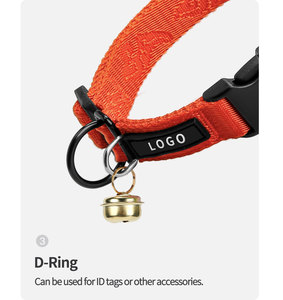 OEM logotipo personalizado diseño de moda Nylon resistente <span class=keywords><strong>Collar</strong></span> de perro grande ajustable Durable personalizado comodidad suave lujo <span class=keywords><strong>Collar</strong></span> de Mascota - Product Image 3
