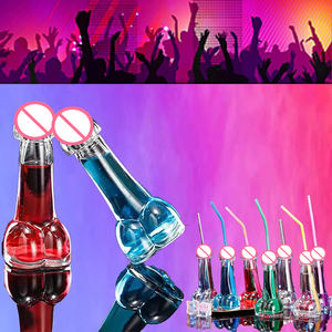 150ml cangkir kaca Shot berbentuk Penis tinggi Boron Cocktail gelas anggur buatan tangan gelas kristal cangkir Bar botol minum - Product Image 1