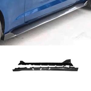 Alerón lateral de fibra de carbono real para Ford Mustang 2015-2022, protector de faldón, divisor de parachoques, kit de carrocería, accesorios para coche - Product Image 1