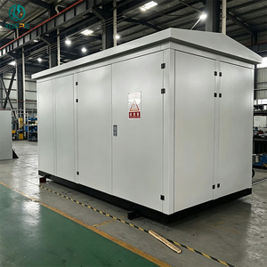 Subestación Exterior Impermeable, Subestación Prefabricada Totalmente Cerrada de Alta Tensión para Suministro de Energía en Obras de Construcción - Product Image 2