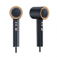 Sèche-cheveux ionique 1600 W à moteur BLDC haute vitesse avec concentrateur, diffuseur et double buse pour séchage rapide en salon, en voyage et à domicile