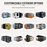 Rumah Kontainer Ekspansi Berkualitas Tinggi 20Ft 40Ft, 2 3 4 Kamar Tidur, Bangunan Prefab Modular, Casa Contenedor