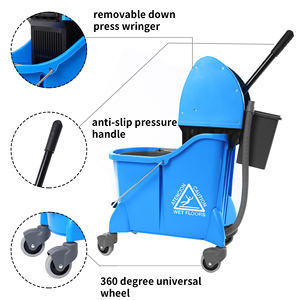 OEM Chariot de nettoyage professionnel 24L avec essoreuse à pression robuste, personnalisable, direct usine, pour l'entretien ménager et industriel - Product Image 2