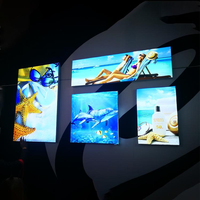 Cadre d'affichage publicitaire LED personnalisable haute luminosité résistant aux intempéries, panneau lumineux pour restaurants et menus