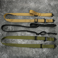 Sangle tactique réglable à deux points pour arme à feu, en nylon durable avec attache rapide QD et mousqueton métallique, corde multi-missions pour la chasse