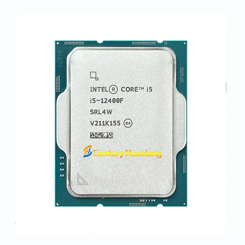 इंटेल कोर बॉक्स या नई ट्रे नई i5 12th सीपीयू कोर i5 12400F सीपीयू डेस्कटॉप लैपटॉप प्रोसेसर 65W 6 कोर गेमिंग प्रोसेसर सीपीयू