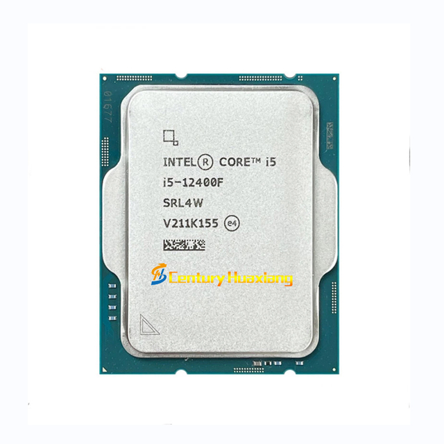 Intel Core Box or New Tray  New I5 12th CPU Core I5 12400F CPU Desktop Laptop Processor 65W 6 Core Gaming Processor CPU