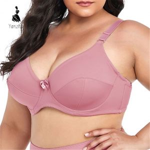 Sujetador con aros sin relleno YZ 2026 para mujer, con lazo decorativo, cobertura completa, talla grande - Product Image 2