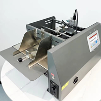 Machine d'impression jet d'encre de bureau avec alimentateur de feuilles de papier, de carton et de pochettes à friction pour convoyeur