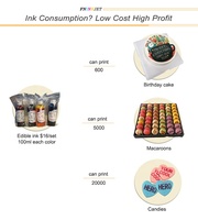 Impresora 3D de Alimentos Longlife Newest All One XP600 con Cabezal de Impresión Directo para Pasteles, Macarons, Malvaviscos, Galletas y Chocolate